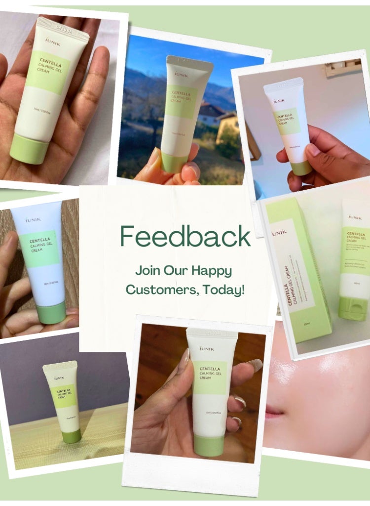 آي يونيك حل الاحمرار والبشرة الحساسة – كريم جل iUNIK Centella Calming لتهدئة البشرة وترطيبها وإصلاح الحاجز - Image 2